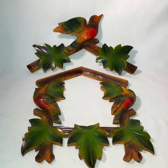 Vintage Cuckoo Clock Parts Wall Decor Vintage Cuckoo Clock Front